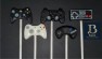573sp Video Game Controllers Chocolate or Hard Candy Lollipop Mold 573sp Video Game Controllers Chocolate or Hard Candy Lollipop Mold